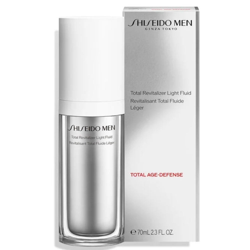 Shiseido Men Total Revitalizer Light Fluid Total Age Defense 70ml